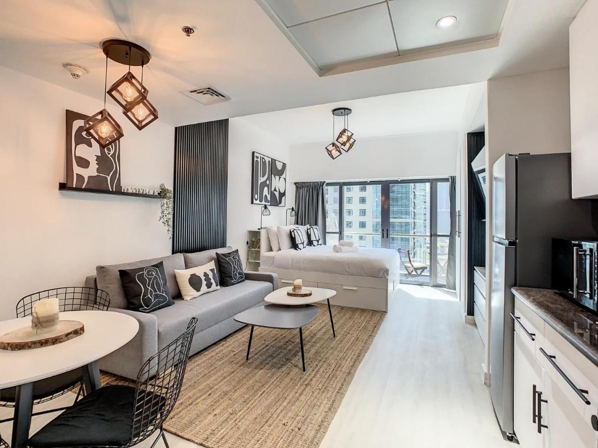 Luxury Modern Studio In Jlt With Amazing View & Rooftop Pool - Sleeps 3 Ντουμπάι Εξωτερικό φωτογραφία